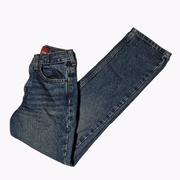 Arizona Jean Co Slim Jeans Boys Size 10 Straight Leg Medium Wash Denim Pants - Picture 1 of 6